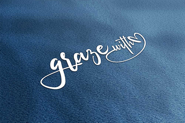 Graze With Us Typography