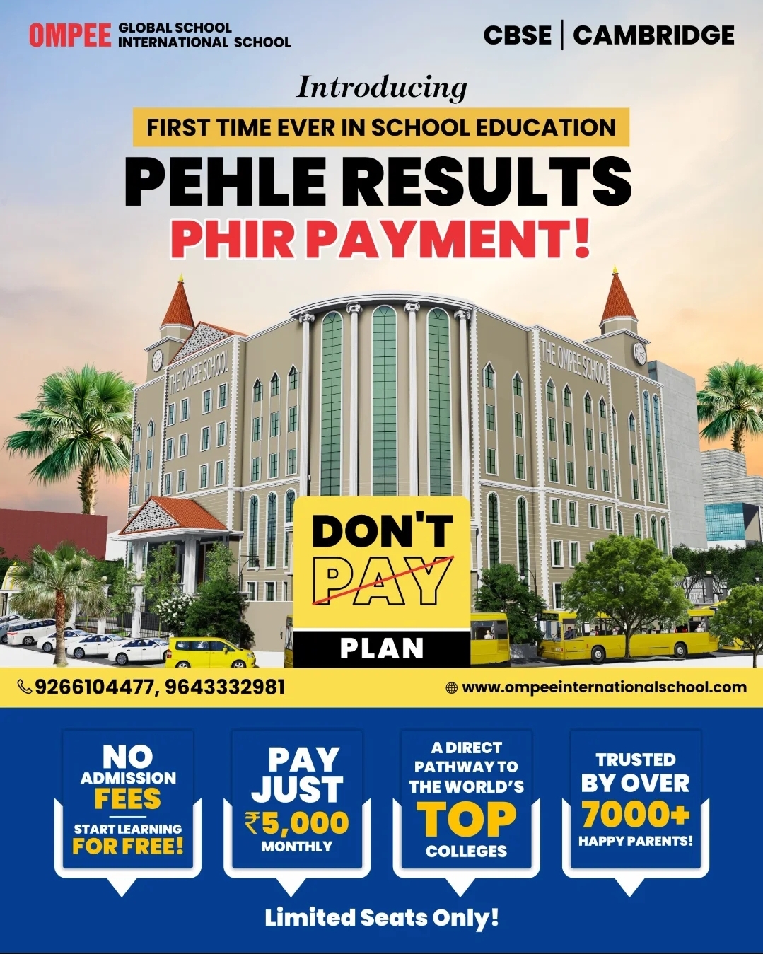 Ompee School Admission Post